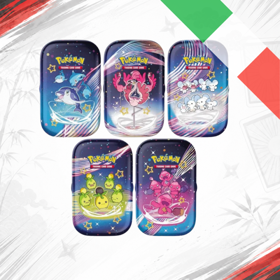Pokémon TCG: Set Completo 5 Mini Tin – Destino di Paldea